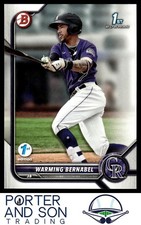 Warming Bernabel 2022 1st Bowman 1st Edition #BPPF-46 Rockies Baseball Card