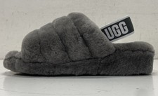 UGG Fluff Yeah Slide 'Charcoal' Slippers Women's Sz 7