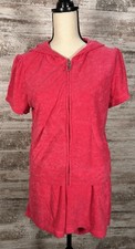 Juicy Couture Velour Short Sleeve Tracksuit Set Medium Watermelon Rhinestone NEW