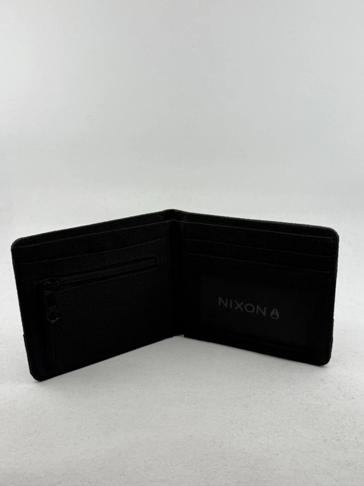 Nixon Atlas Nylon Showdown Bi-Fo Charcoal Heather Wallet C2467-168 - Image 2 of 4