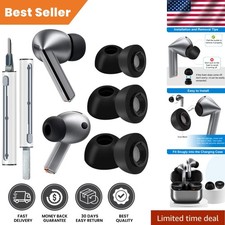 Noise-Isolating Memory Foam Tips for Galaxy Buds 3 Pro with Cleansing Pen