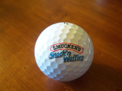 LOGO GOLF BALL-SMUCKER'S SNACK'N WAFFLES.....