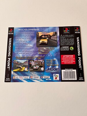 PS1 playstation 1 jaquette arriere space jam