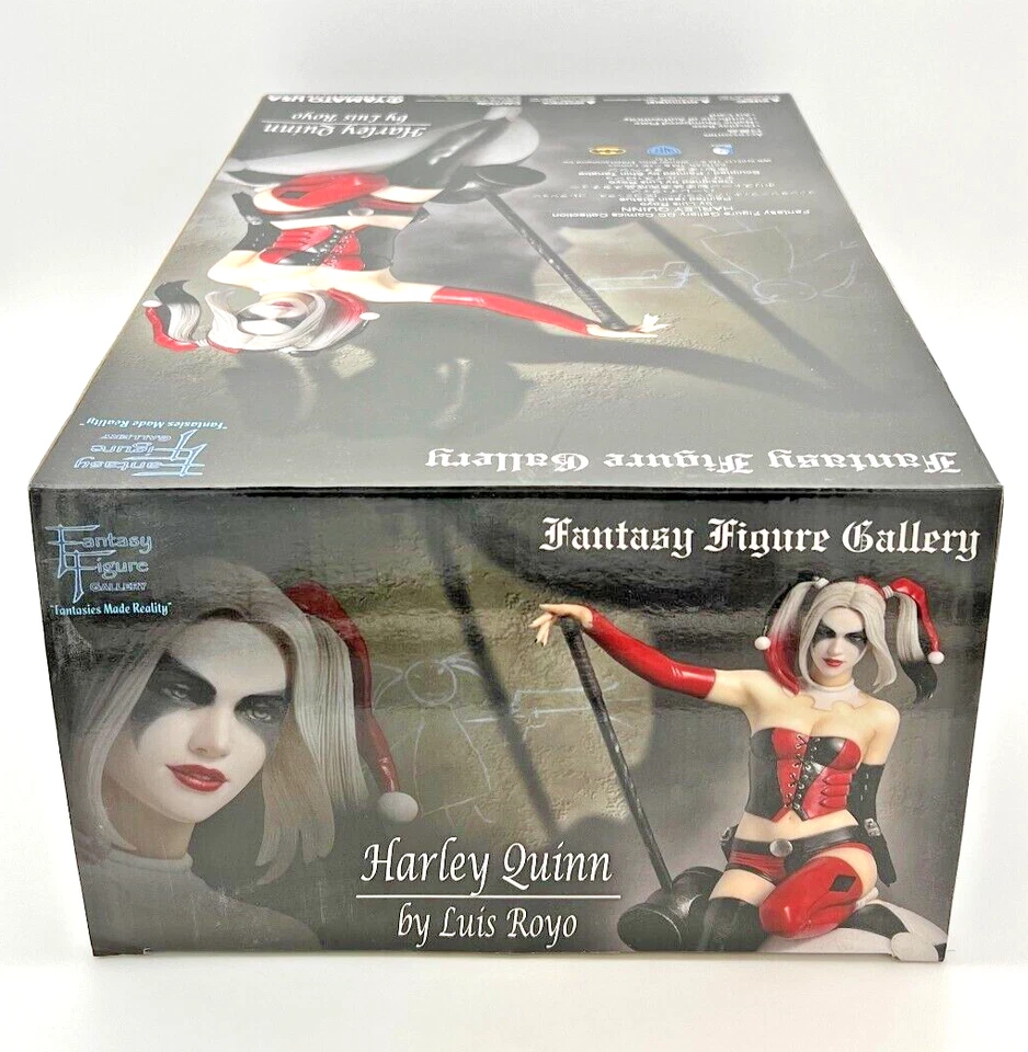 Galería de figuras de fantasía DC Comics Harley Quinn por LUIS ROYO Estatua • NUEVO Foto 3 de 4