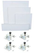Screen Printing Platen / Pallet Starter Kit - 4 platens and 4 brackets!!!