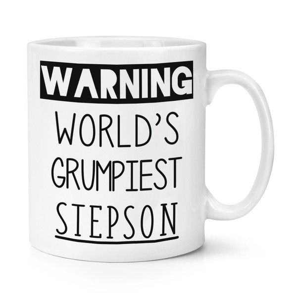 Warnung World's Grumpiest Stepson 284Ml Becher Tasse Lustiger Witz Best Toll-image
