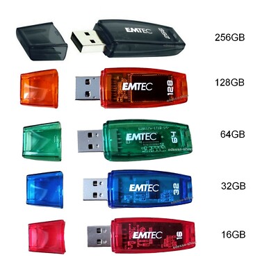 256GB 128GB 64GB 32GB 16GB USB Stick Flash Drive Speicher-Stick Mobiler Externer