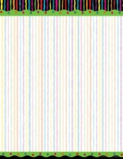 Barker Creek 8-1/2 x 11" Designer Computer Paper, Neon Stripe, 50-Sheets