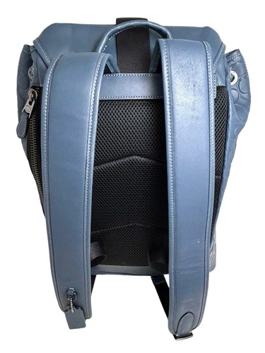 Coach C9868 Rucksack Sullivan Slate Blue Signature C geprägtes Leder - Bild 8 von 17