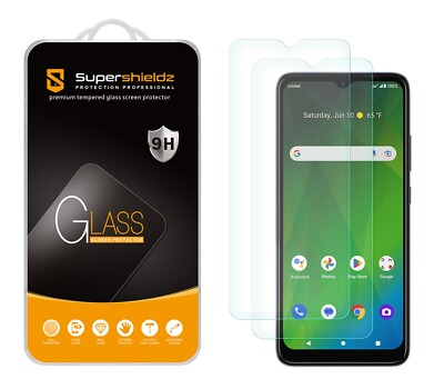 [2-Pack] Tempered Glass Screen Protector for Cricket Magic 5G/ AT&T Propel 5G
