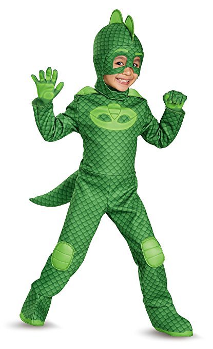 PJ Masks Toddler Gekko Costume Dress up 2t Halloween Disney Gecko