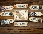 Pirate Themed  Arrows & Signs Party Decorations