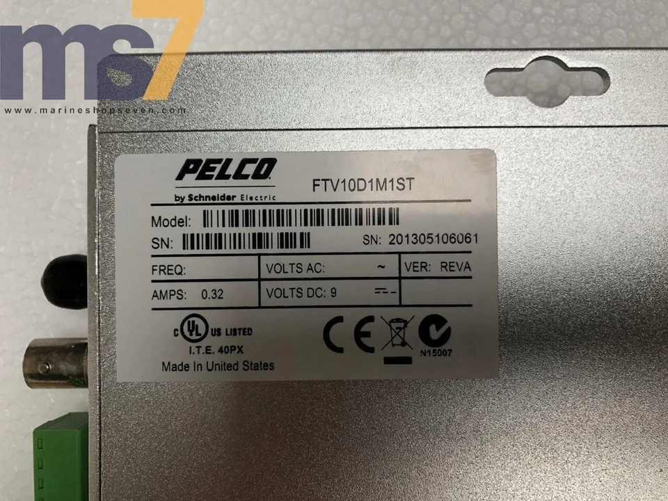 PELCO BY SCHNEIDER ELECTRIC FTV10D1M1ST FIBER OPTIC TRANSMITTER 1 Chanel # Neuf - Image 4 of 4