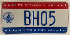 DC vanity BH 05 2005 license plate Brian Betty Bruce Bob Barb Bill Brad Bev Ben