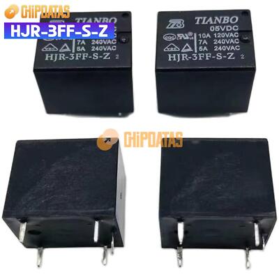 10PCS 5pins 24V HJR-3FF-S-Z 24VDC 10A T73 Relay Best Quality Assurance #R11