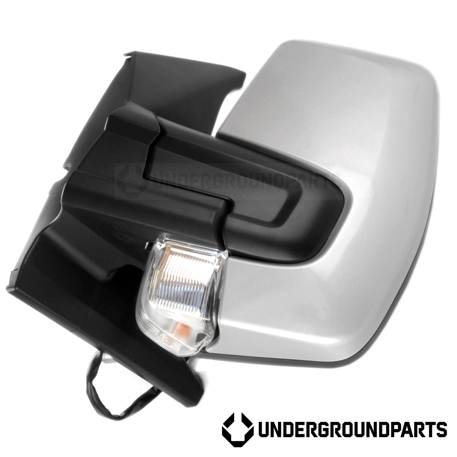 PAINTED SILVER FORD TRANSIT CUSTOM COMPLETE DOOR WING MIRROR LEFT PASSENGER SIDE