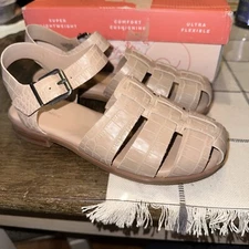 Easy Spirit Gretty Women's Sandal Dark Natural Size 7 Wide