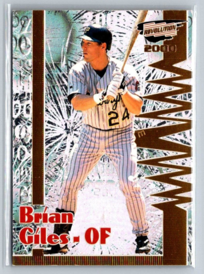 #ad #ad 2000 Pacific Revolution #113 Brian Giles Pittsburgh Pirates holo shock 99 $5.99