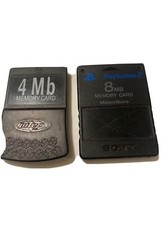 Intec 4MB Memory Card Nintendo ,8 MB PlayStation2 Card Used