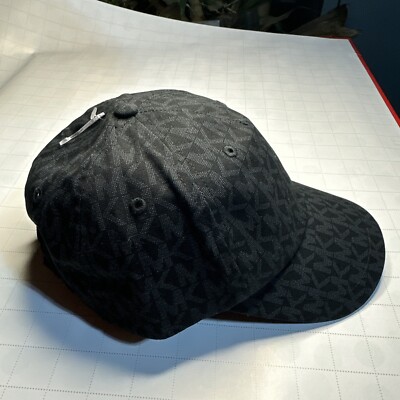 MICHAEL KORS Signature Logo Adjustable Cotton Baseball Hat  display picture 2