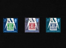 GUERNSEY 1991 Stamp Anniversary set - SG 517/19 - used