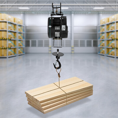 1800W Electric Hoist with Wired Control Electric Chandelier Hoist 1102.31 lbs