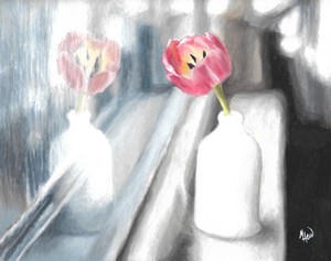 Featured image of post Tulip Art Flower Drawing Colour / Finish the petals, and stem.