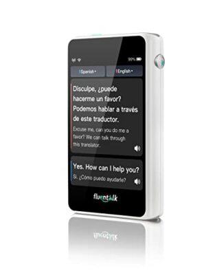 Fluentalk by Timekettle, T1 Mini Übersetzergerät kein WLAN nötig, eingebaut