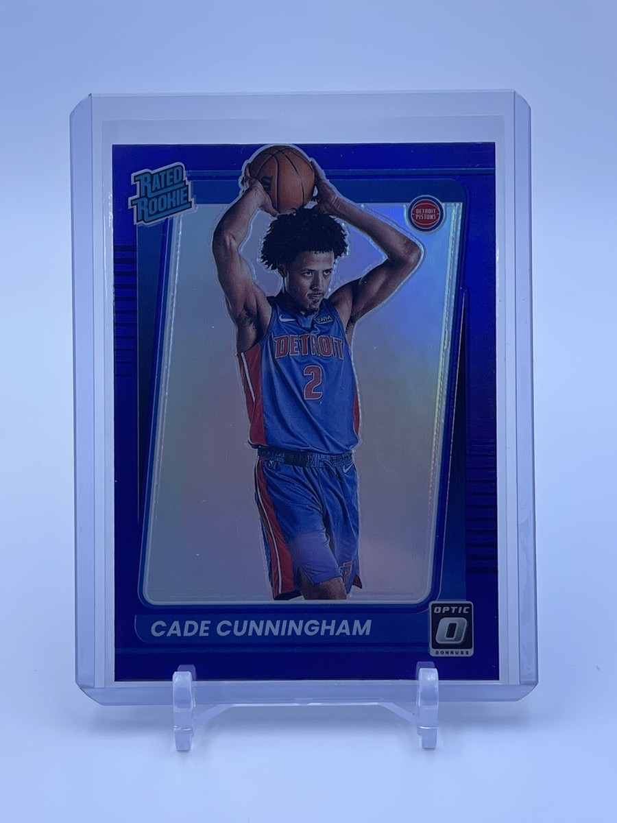 2021-22 Donruss Optic Cade Cunningham Rated Rookie Purple