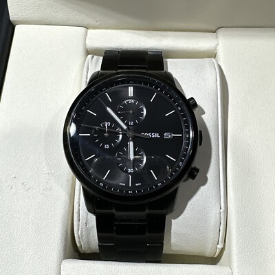 Fossil Men's Minimalist Quartz Stainless Steel Chronograph Watch