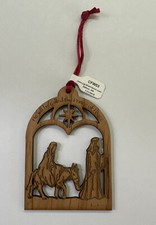 Nativity Christmas Ornament Mary Joseph Donkey “Prince Of Peace” Isaiah 9:6