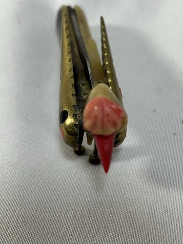 Vintage Lebanon Carved Horn Bird Pocket Knife 2 Blades - Picture 18 of 24