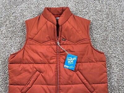 ジャケット・アウター 70s Lee STORM RIDER quilting vest VTG Unworn 70s Lee Storm Rider Puffer Vest Adult Large Burnt