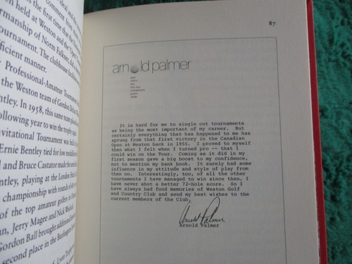 The History of the Weston Golf and Country Club Cruickshank 1980 Lmtd Signed BF - Picture 11 of 14