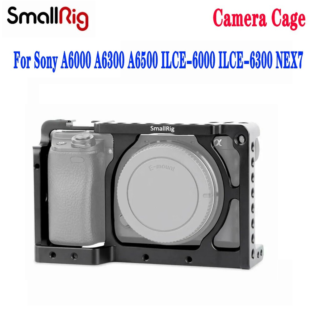 SmallRig DSLR Camera Cage for Sony A6000 A6300 A6500 ILCE-6000 ILCE-6300  NEX7
