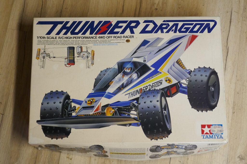 Vintage RAR RC 1:10 Tamiya Thunder Dragon (58073) 1988 BOX Vintage RAR RC 1:10 Tamiya Thunder Dragon (58073) 1988 BOX