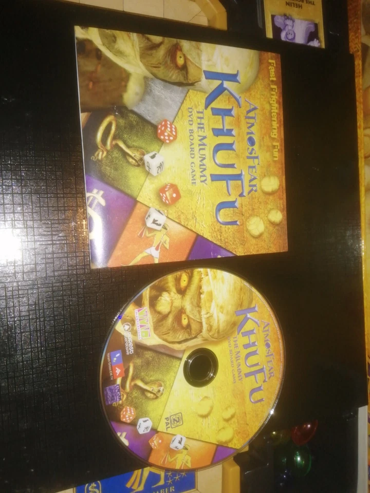 Atmosfear KHUFU The Mummy DVD board game Vivid Family Fun Home 100% complete  - Image 3 of 4