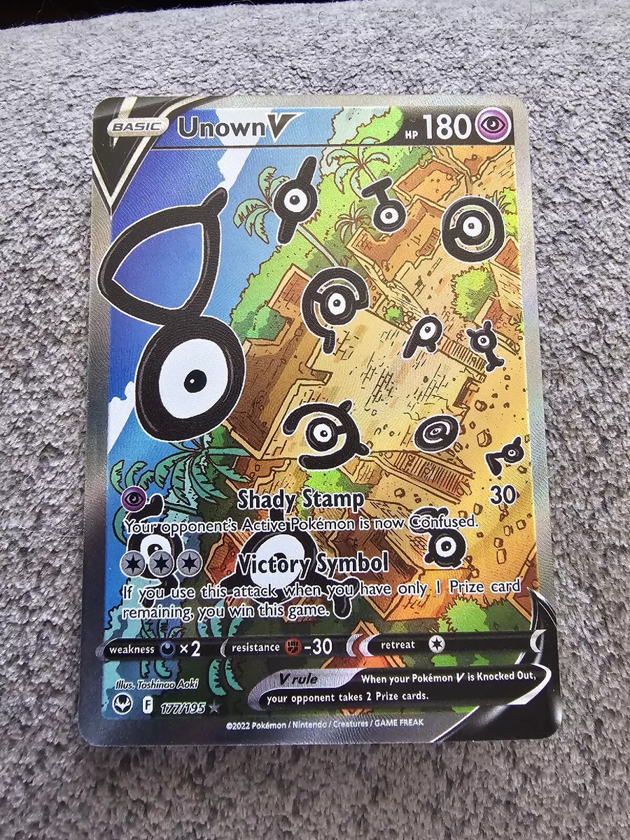 Unown V - 177/195 - Rare Ultra