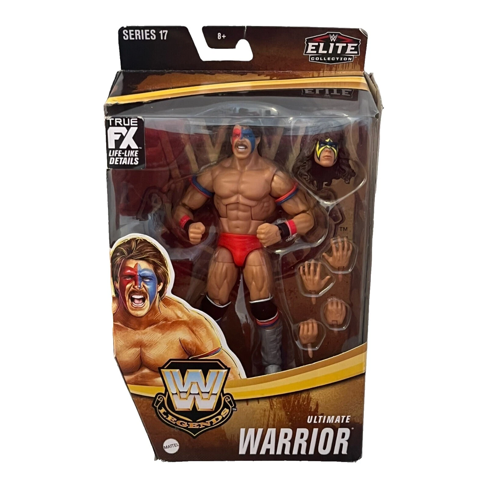 Figuras de acción de acción de Guerrero