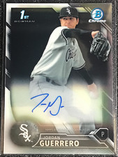 2016 Bowman Chrome Prospect AUTO JORDAN GUERRERO 1st Bowman #CPA-JGU MINT