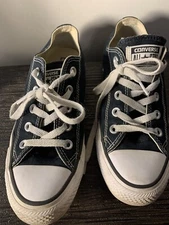 Converse All Star Chuck Taylor Low Black Mens 4 Womens 6