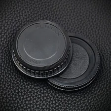 Pentax K Rear Lens Cap Cover & Camera Body Cap For SMC Pentax PK KF FA KAF R-K