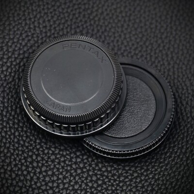 Pentax K PK Mount Body Cap + Rear Lens Cap Set for SMC DA FA DSLR SLR