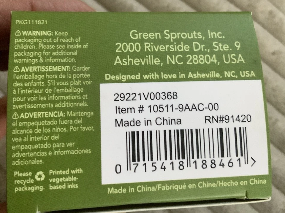 Juego de 2 pezones de flujo lento de 2 brotes verdes 0+ meses nuevos hechos de silicona Foto 4 de 4