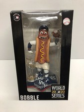 World Famous Dodger Dog 2020 World Series Trophy Los Angeles Dodgers Bobblehead