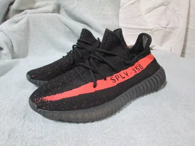 Size 10 Adidas Yeezy Boost 350 V2 Red Stripe 2016 T 7