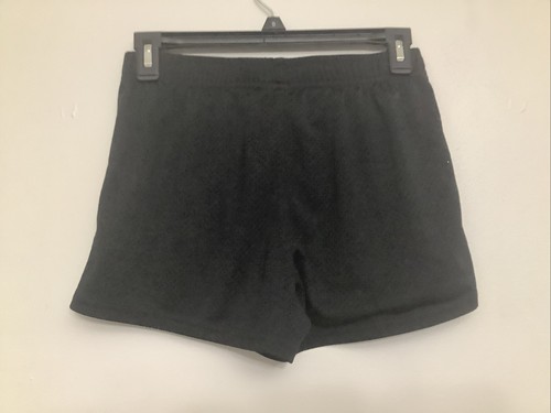 Champion Shorts Girls Large Mesh Black Kids Embroidered Logo - Picture 16 of 23