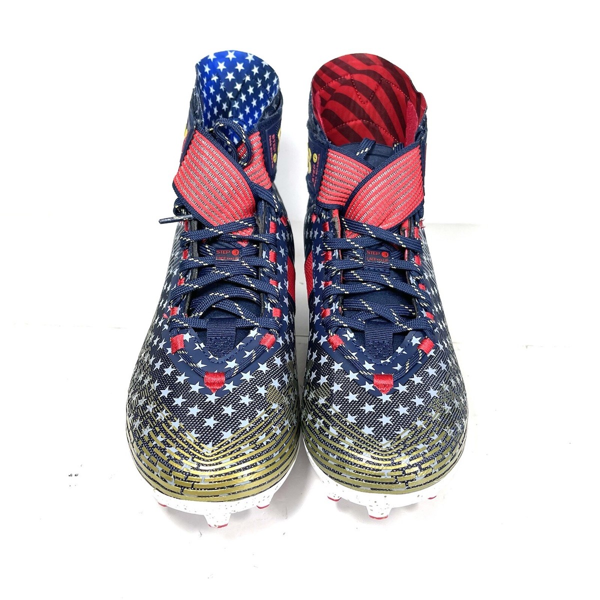 Under Armour Highlight MC LE USA Football Cleats 3025740-100 Men’s Sz 9 New Under Armour Highlight MC LE  main image 2
