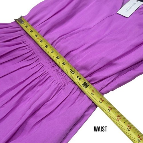 NEW Banana Republic Magenta Shirred Goddess Dress Spring Summer Fairy Garden 10 - Picture 10 of 11