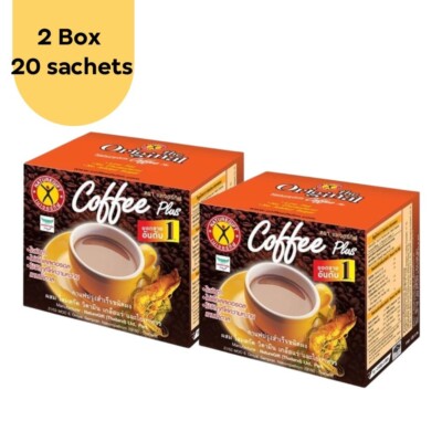 Nature Gift COFFEE PLUS w Ginseng, Vitamins & Minerals 10 Sachets x 2 Boxes